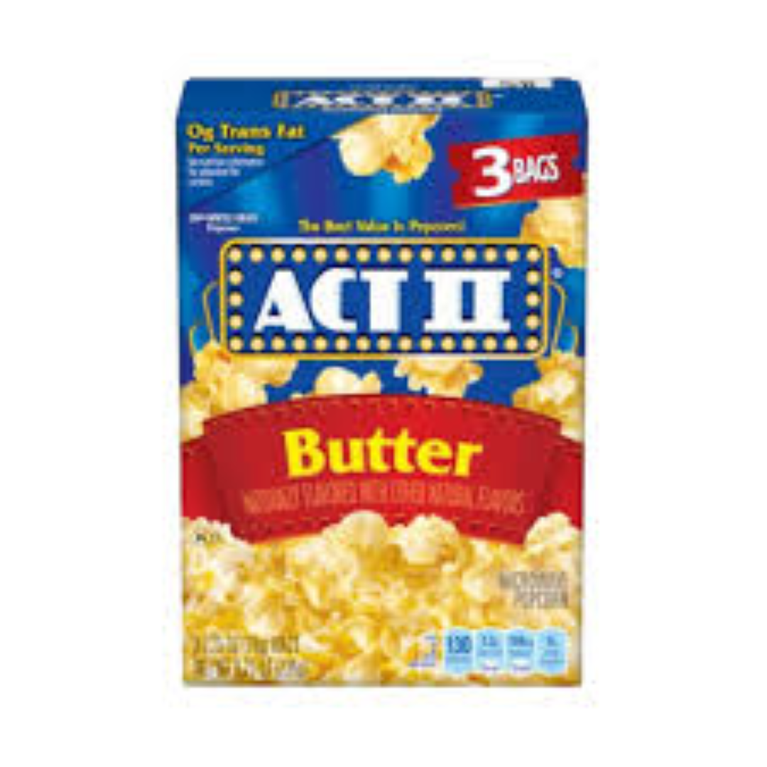 ACT II POPCORN BUTTER 3'S